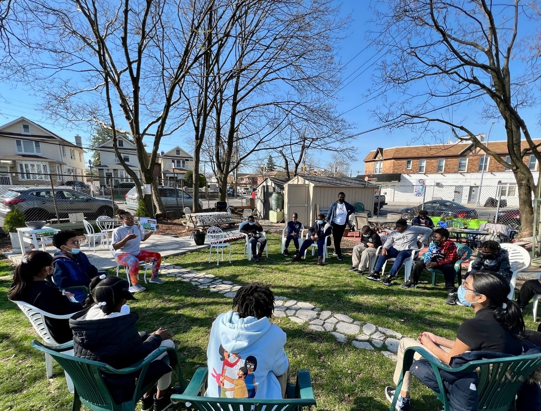 Outdoor Classes at Serenity Community Garden