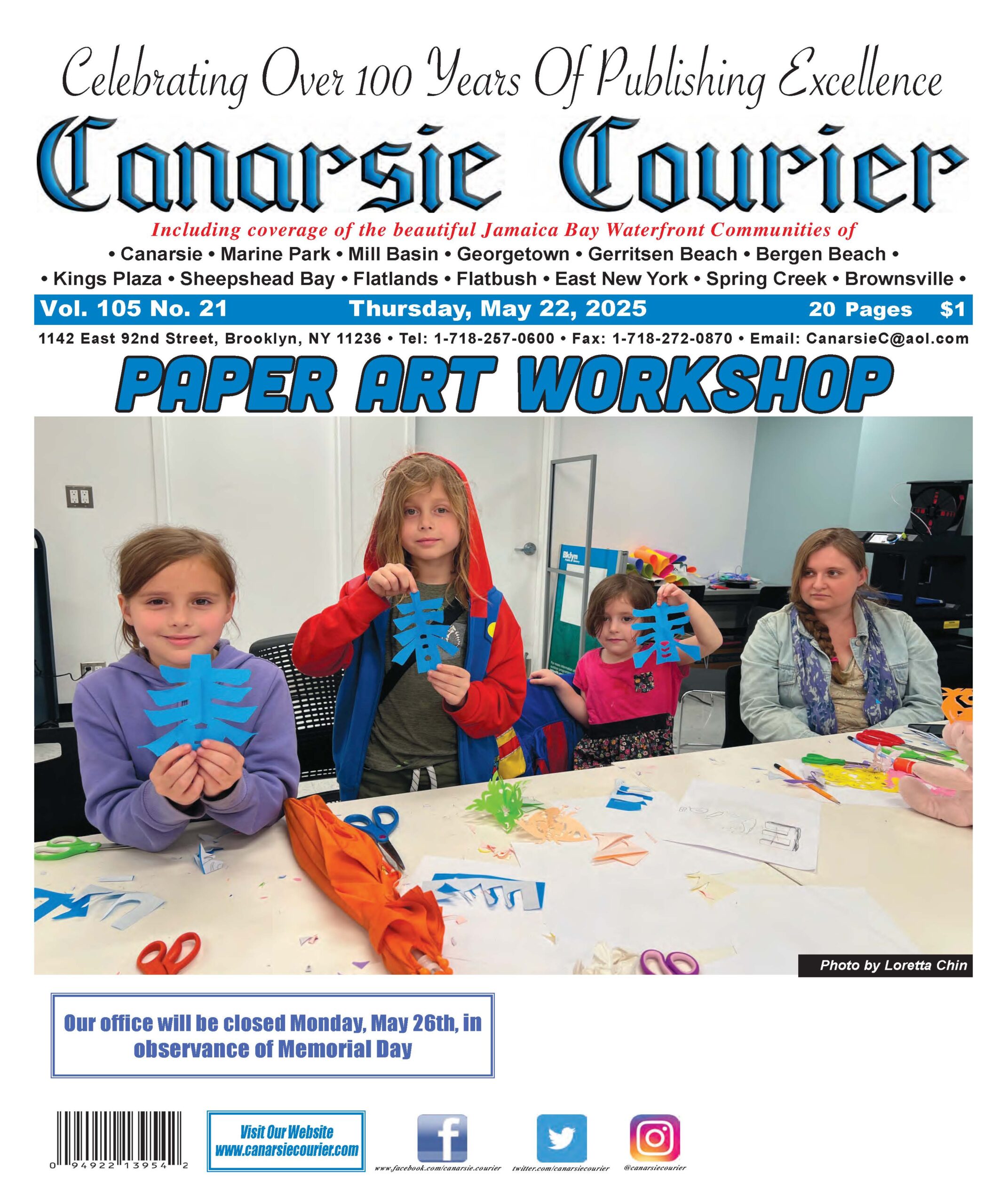 Vol. 105 No. 21 Thursday, May 22, 2025