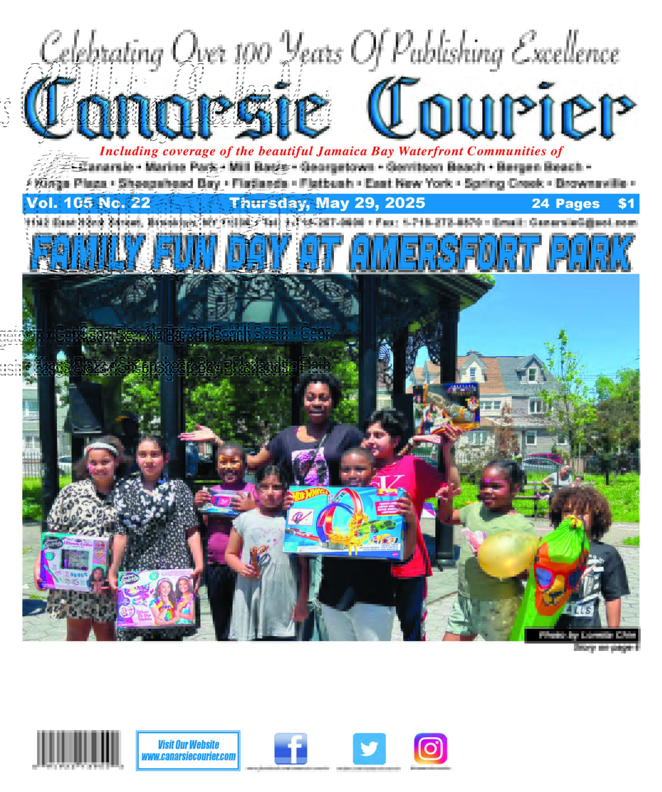 Vol. 105 No. 22 Thursday, May 29, 2025