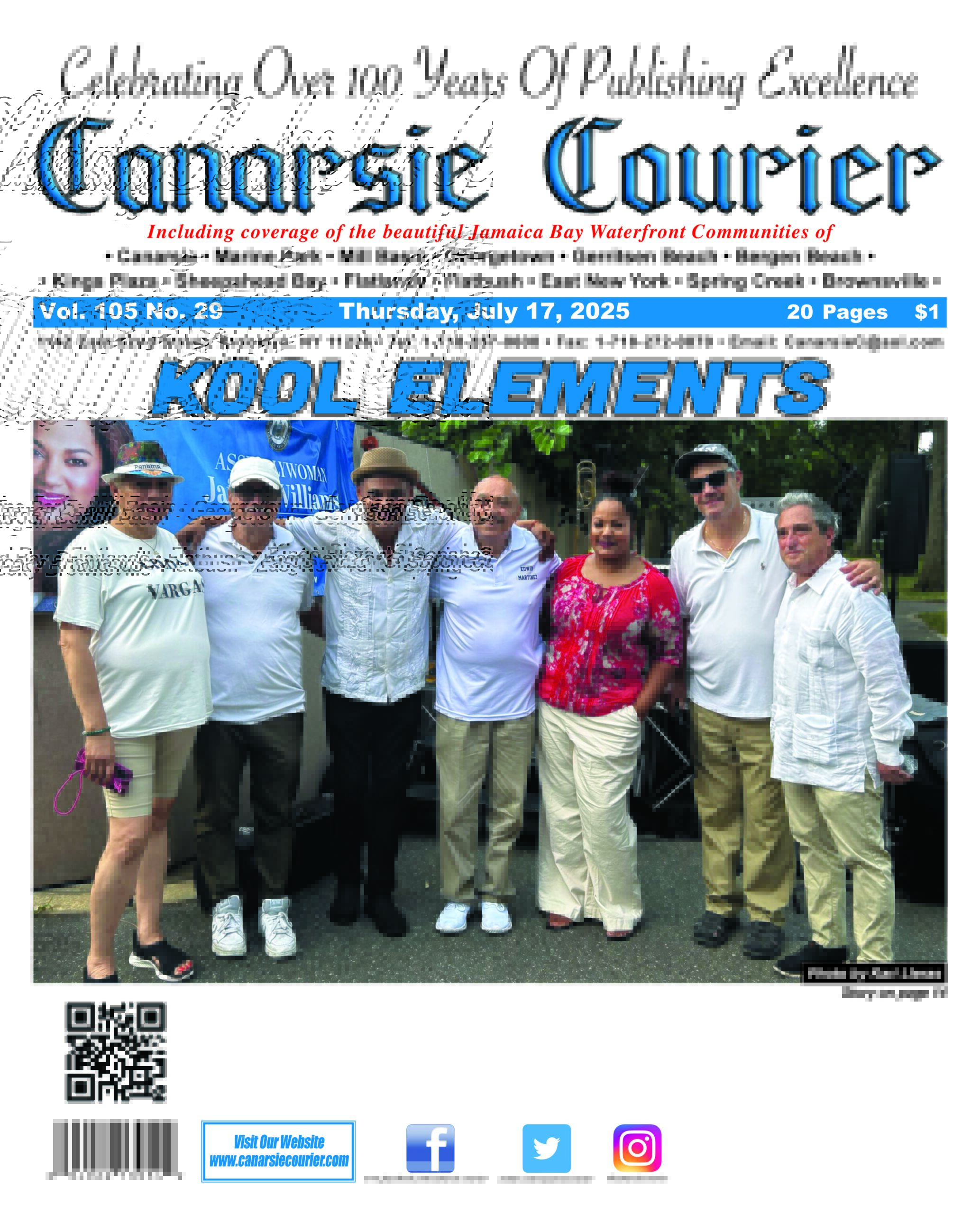 Vol. 105 No. 29 Thursday, July 17, 2025