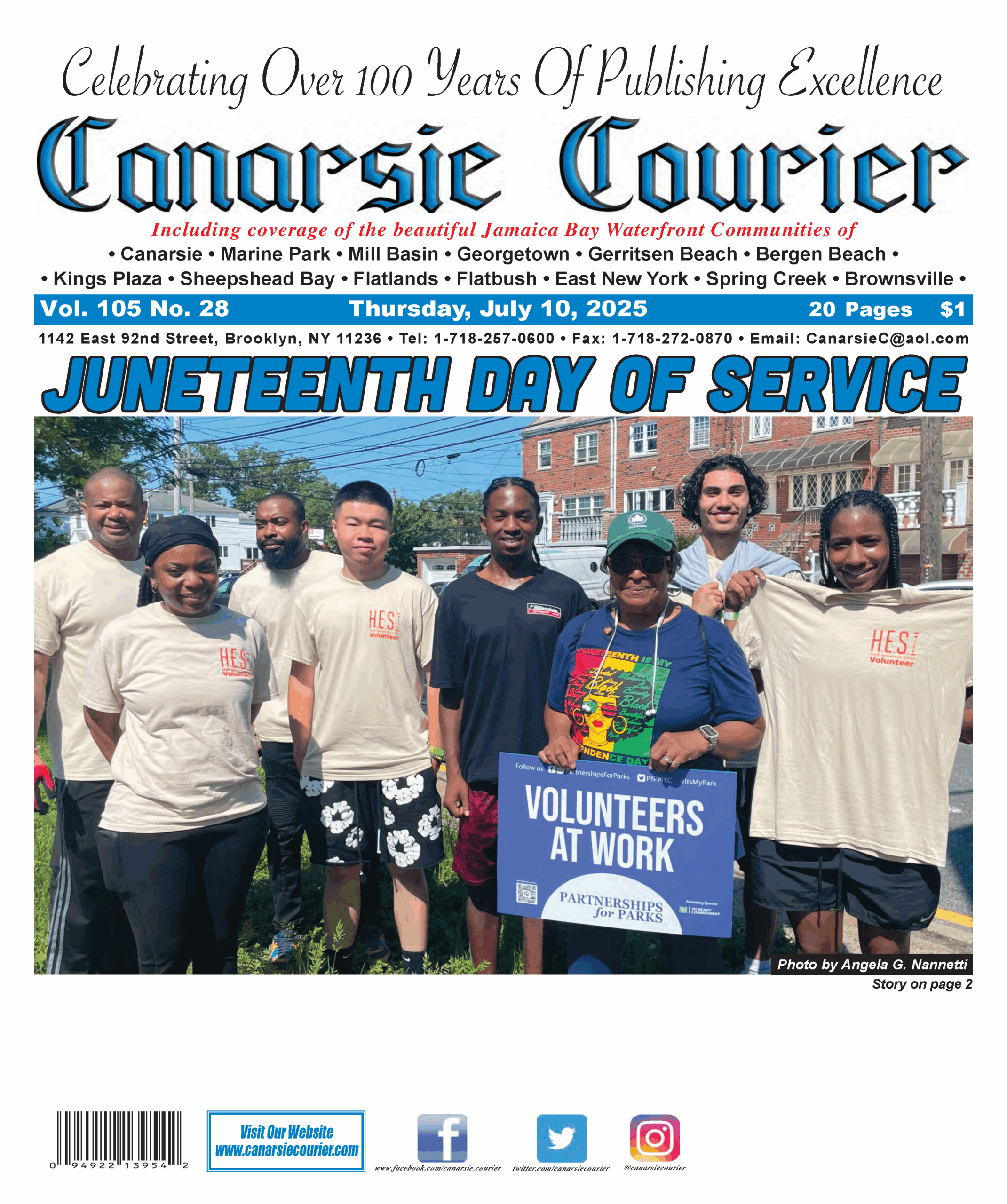 Vol. 105 No. 28 Thursday, July 10, 2025