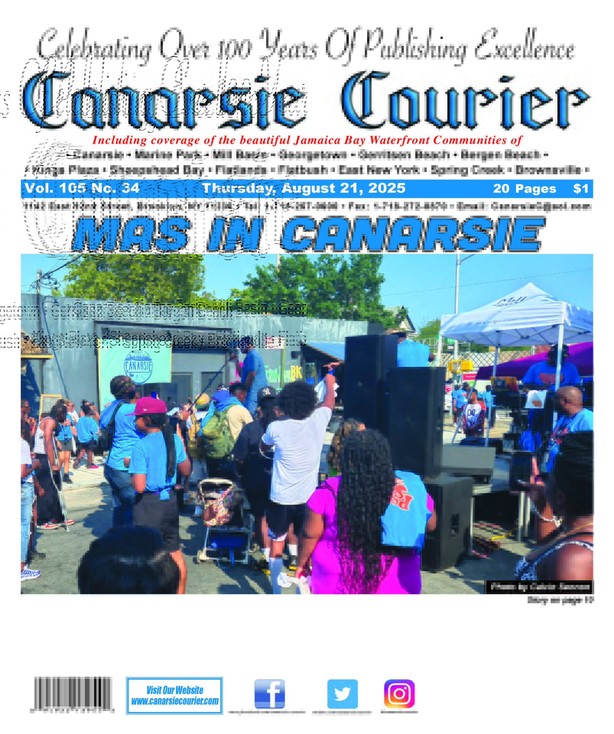 Vol. 105 No. 34 Thursday, August 21, 2025