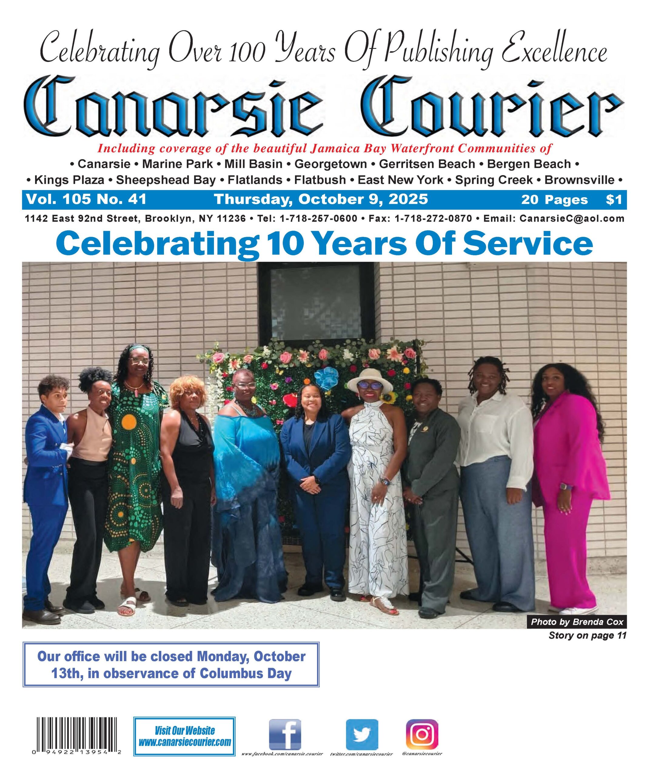 Vol. 105 No. 41 Thursday, October 9, 2025
