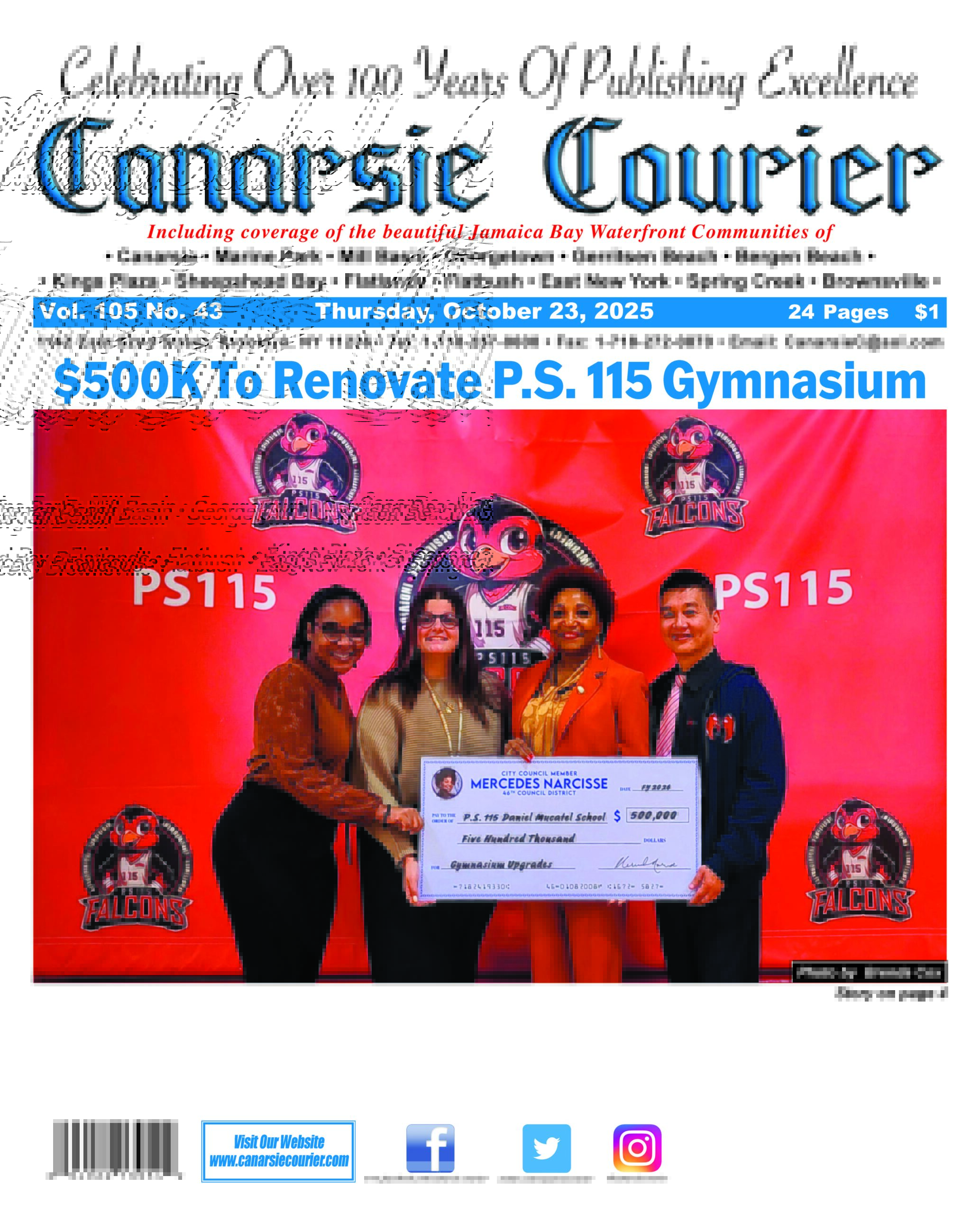 Vol. 105 No. 43 Thursday, October 23, 2025