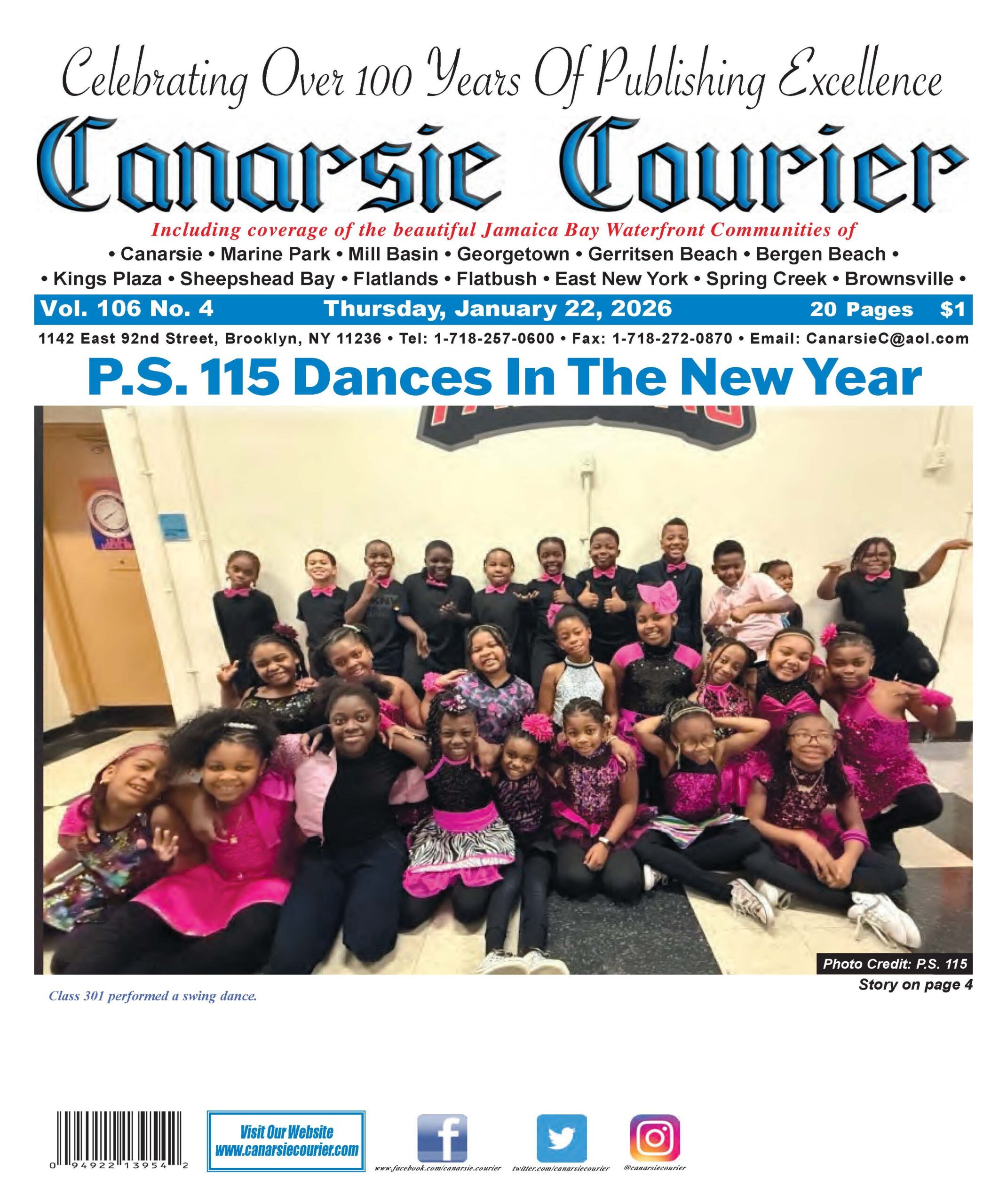 Vol. 106 No. 4 Thursday, January 22, 2026