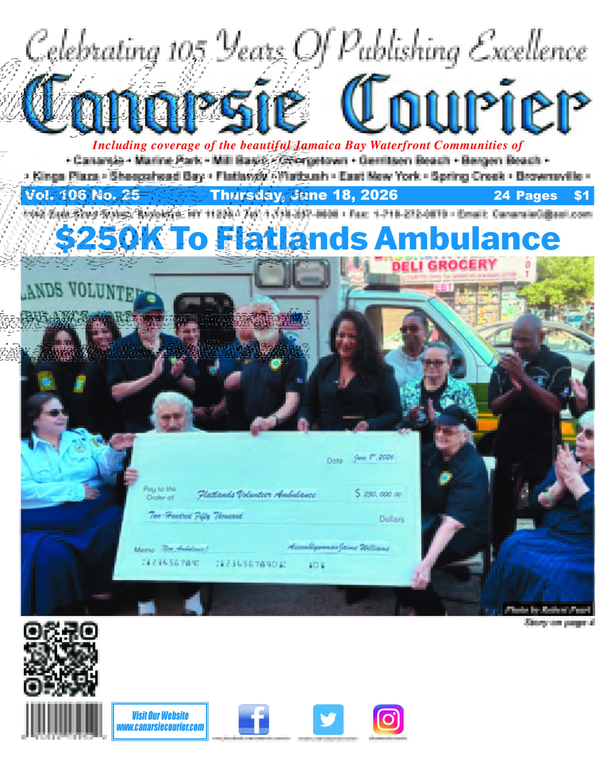 Vol. 106 No. 25 Thursday, June 18, 2026