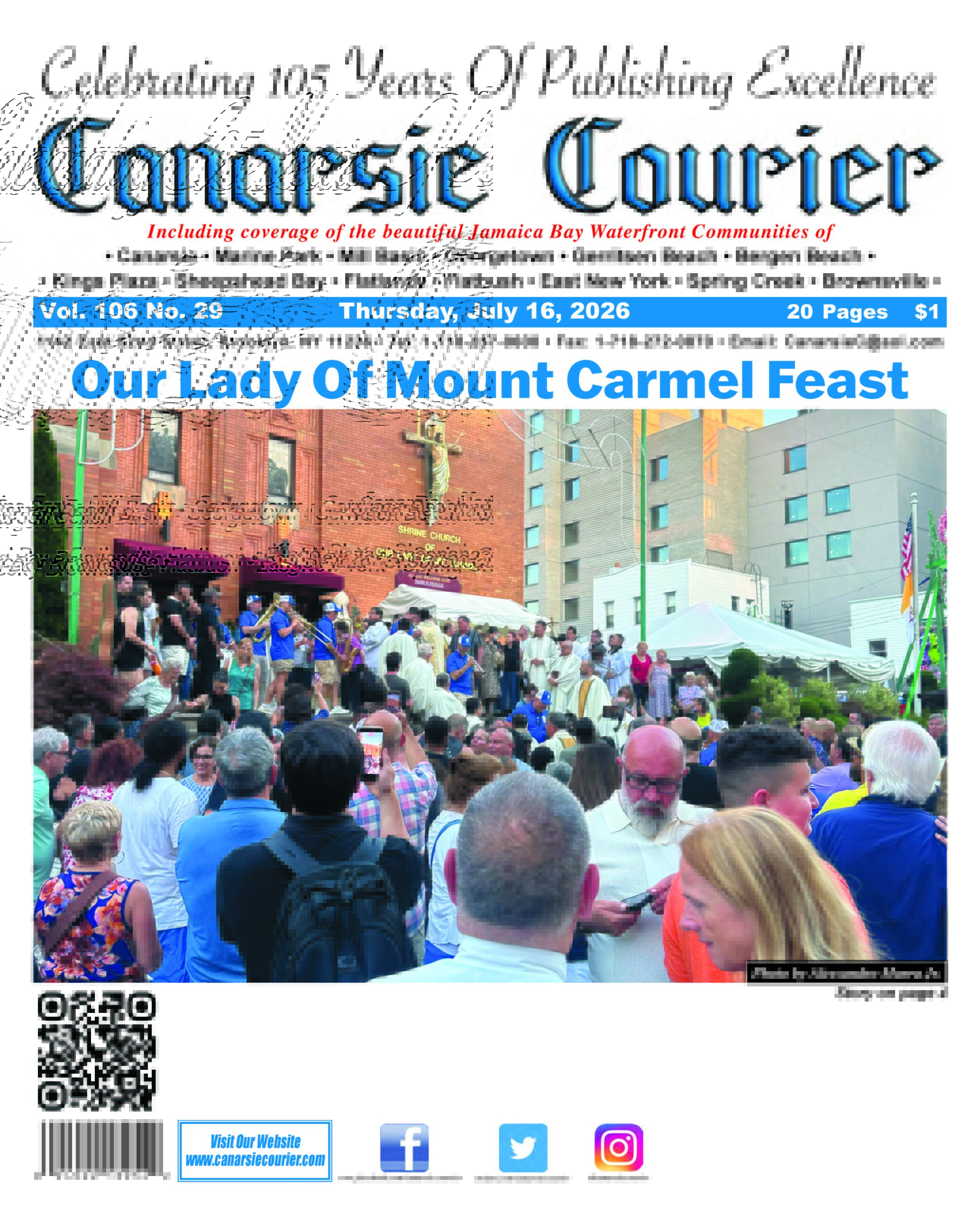 Vol. 106 No. 29 Thursday, July 16, 2026