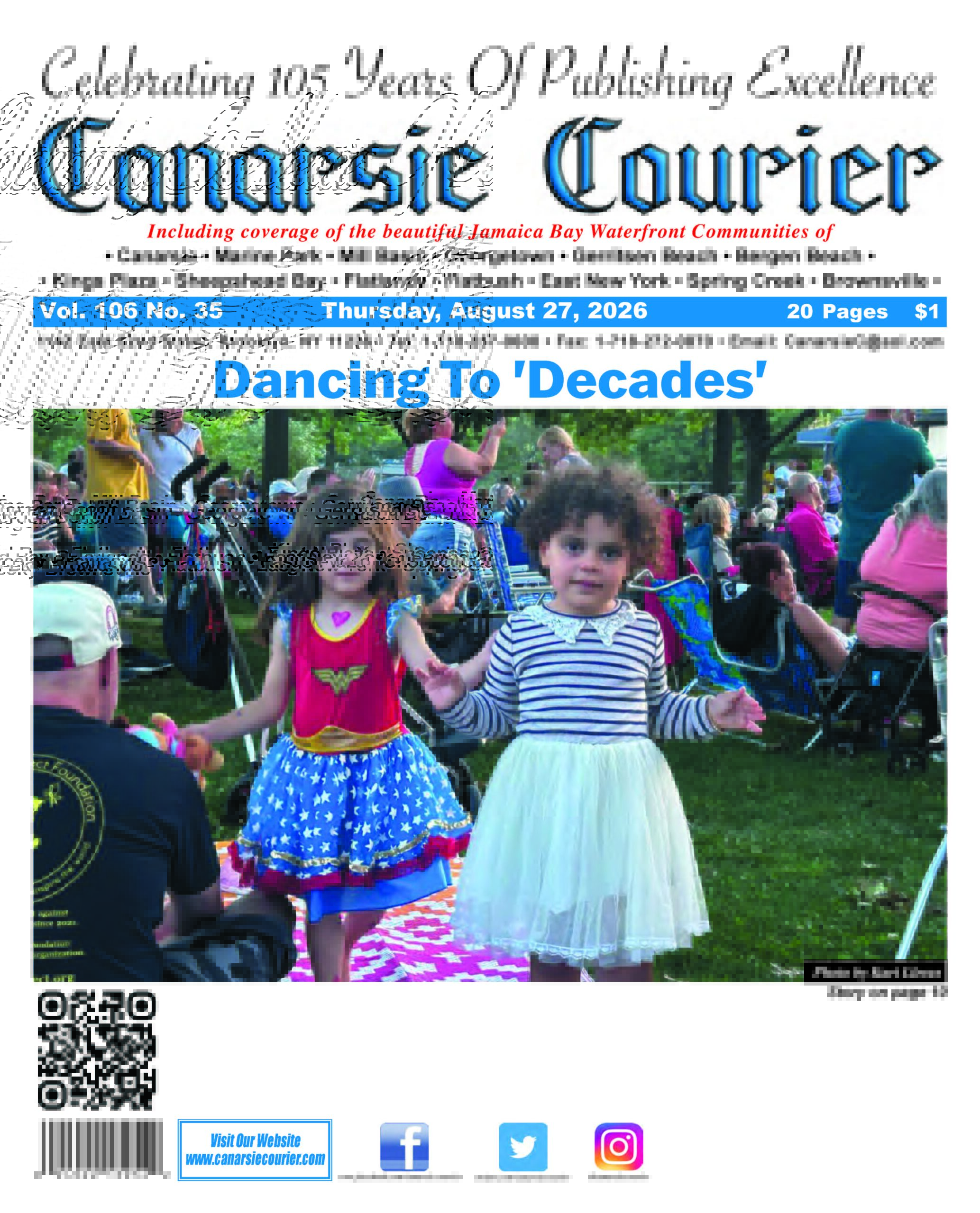 Vol. 106 No. 35 Thursday, August 27, 2026