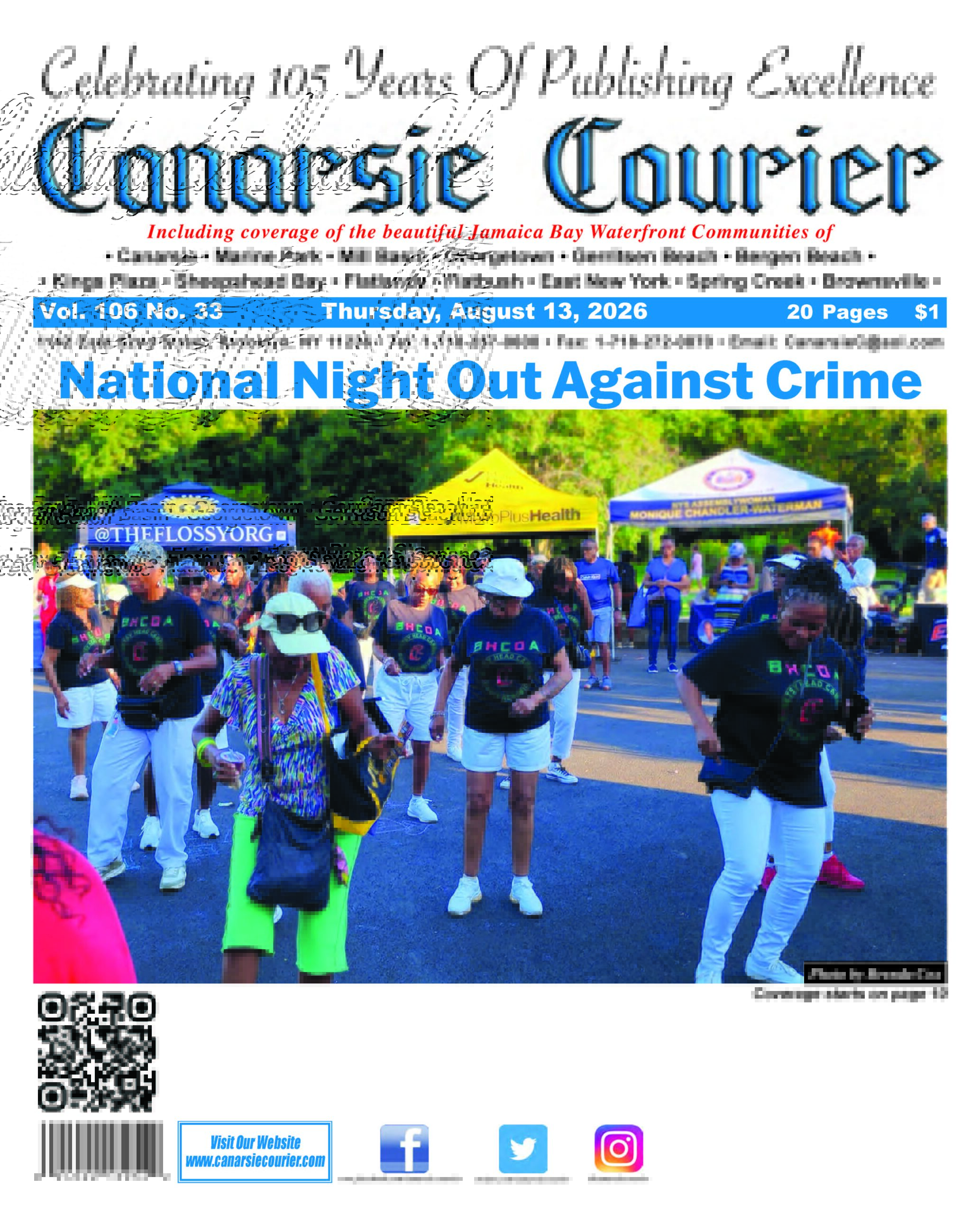 Vol. 106 No. 33 Thursday, August 13, 2026
