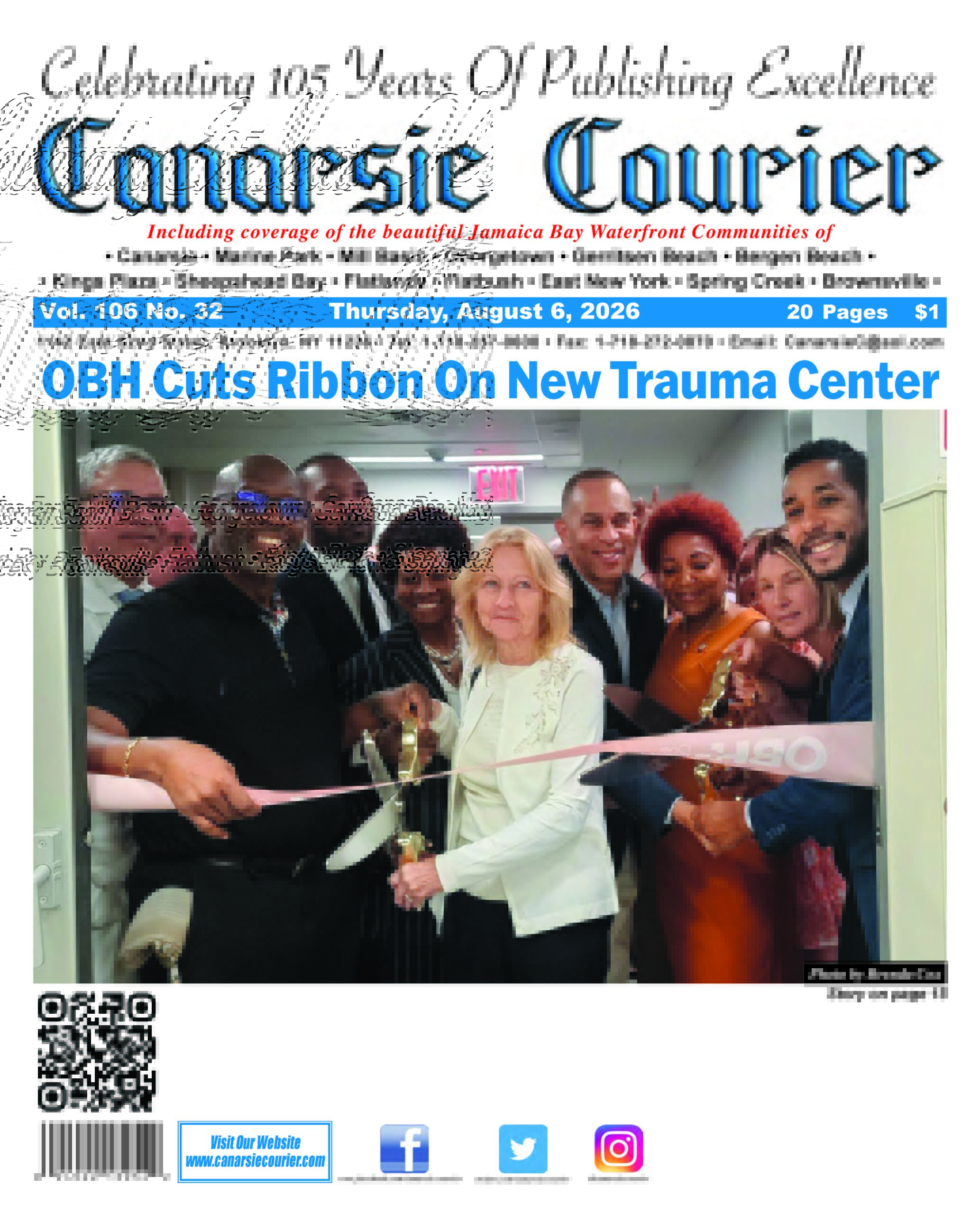 Vol. 106 No. 32 Thursday, August 6, 2026