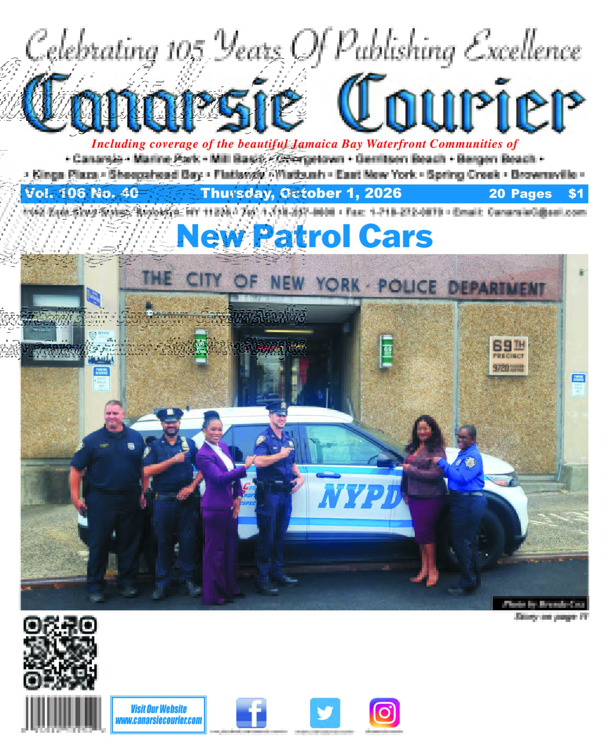 Vol. 106 No. 40 Thursday, October 1, 2026