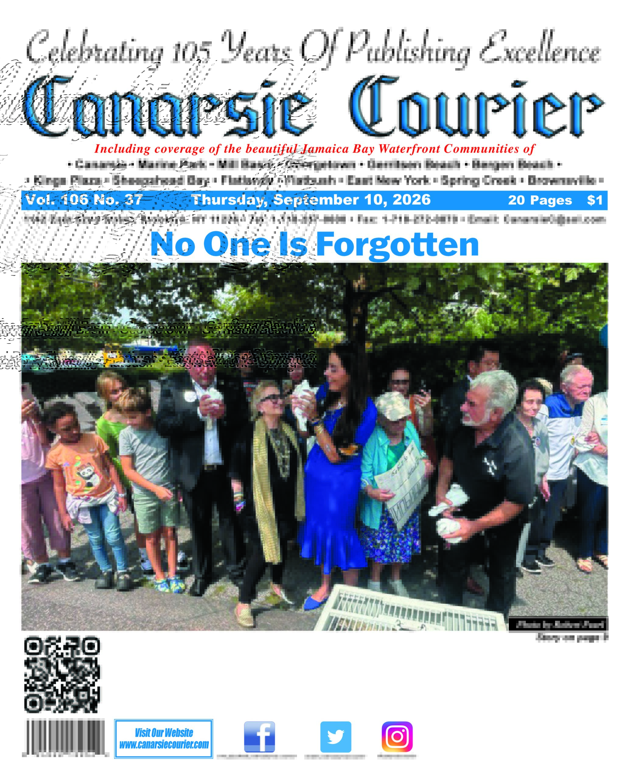 Vol. 106 No. 37 Thursday, September 10, 2026