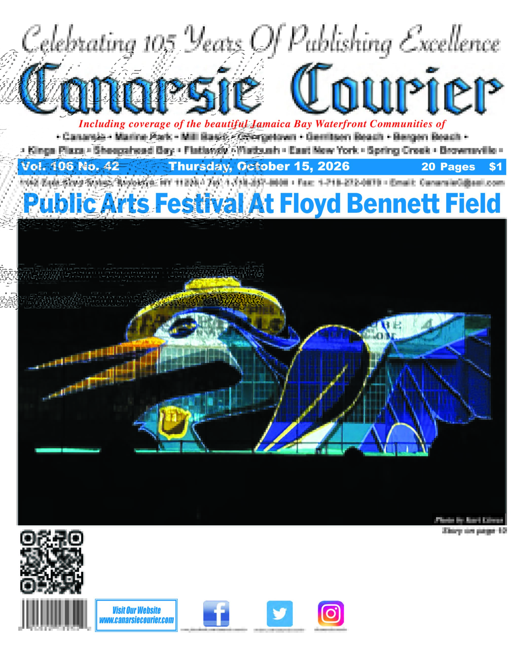 Vol. 106 No. 42 Thursday, October 15, 2026