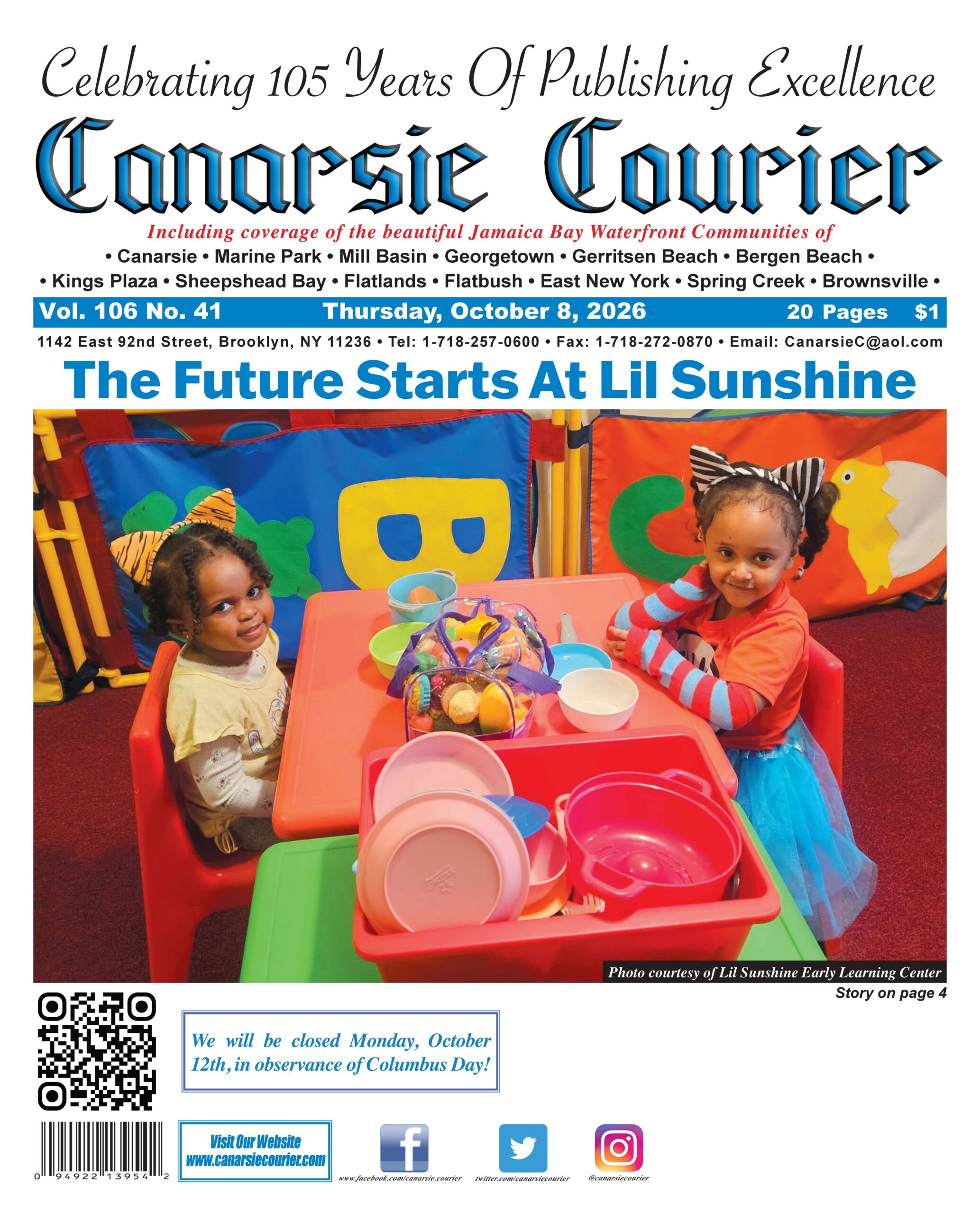 Vol. 106 No. 41 Thursday, October 8, 2026